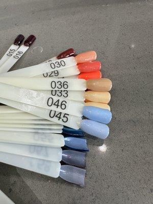 Nail Color Sticks (dip powder)