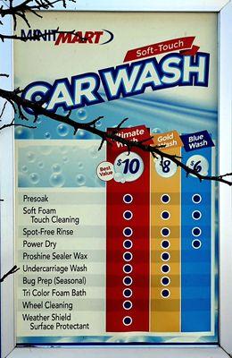 Car Wash Options