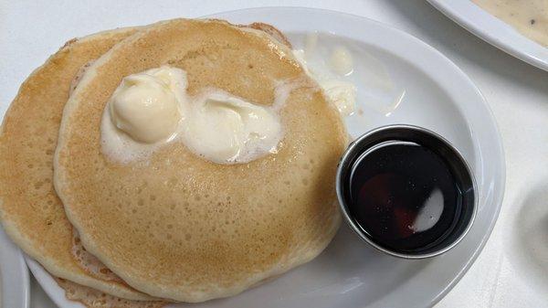 Fluffy delicious pancakes.