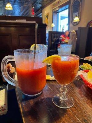 Frozen strawberry margarita pitcher