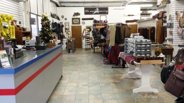 Inside Bandera store.