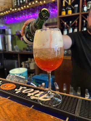 Strawberry Aperol Spritz