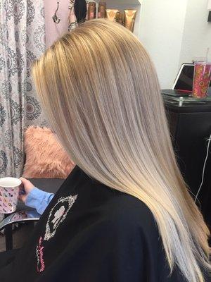 Stunning blonde highlights