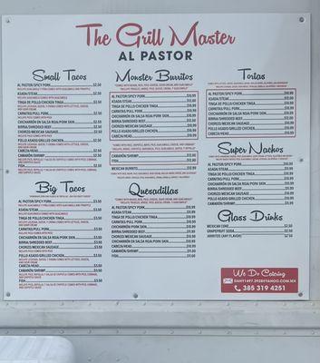 Nuevo menu