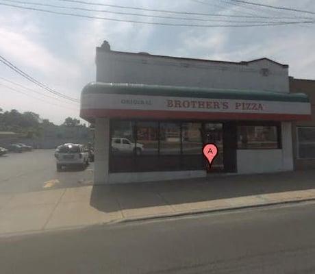 Brother's Pizza in Warren Ohio, Google Street View