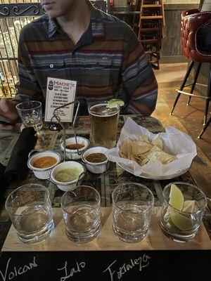 Tequila flight