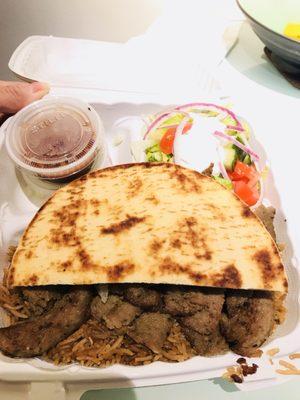 Gyro plate to-go