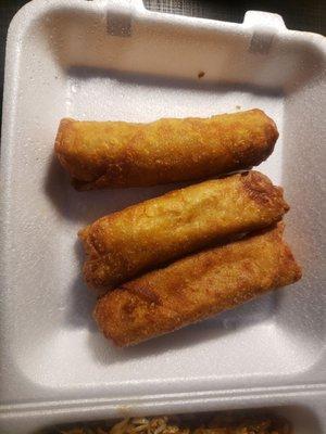 3 eggrolls