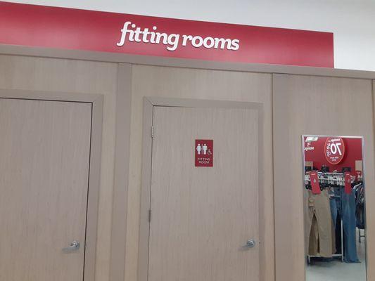 Fitting rooms