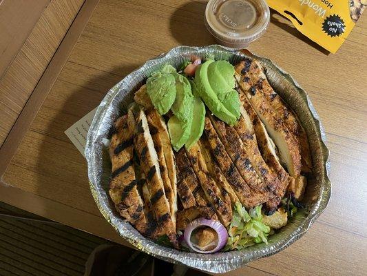 Grilled chicken salad