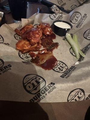 OTG  Wings - boneless, BBQ