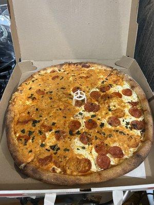 Pepperoni Vodka Pizza. 10/10