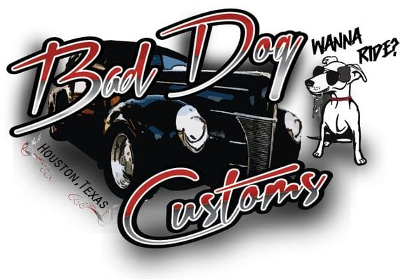 Bad Dog Customs Logo - logo + brand creation - Created 2014 by MRK Designs