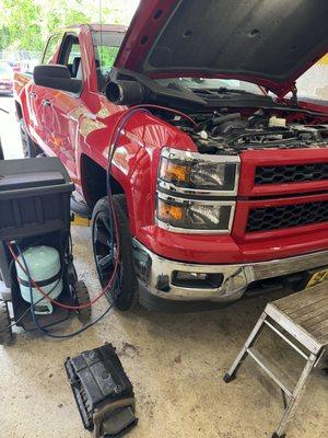 Air Conditioning Job replace the condenser!