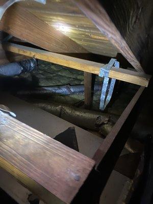 Missing duct work