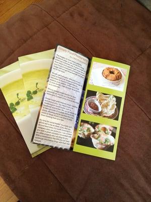 Inside of a trifold brochures