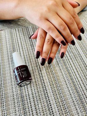 Dazzle dry manicure