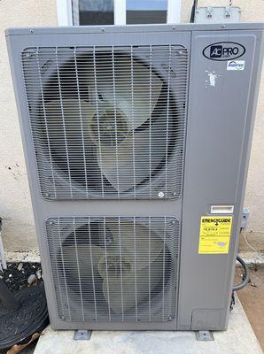 Heating And Air Conditioning X-Series equipment by AC Pro installed in our local neighborhood.