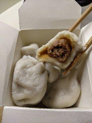 Steamed dumplings