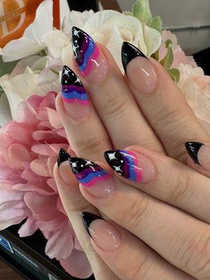 Summer nail arts