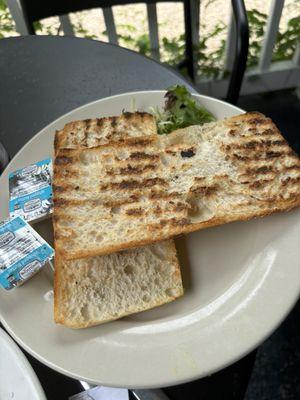 Grilled ciabatta bread, fluffy and scrumptious!