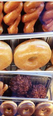 Sugar glaze donut selections