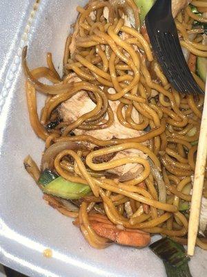 HAIR IN THE CHICKEN LO MEIN