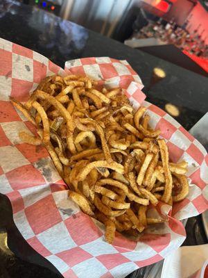 Curly fries home made!