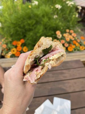 Ham & dill sandwich