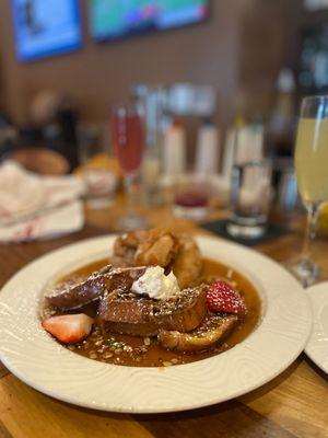 Baked Apple - Stuffed Brioche French Toast