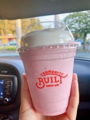 Raspberry coconut shake