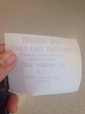 I got the 4-1-1! at the newly remodeled DMV