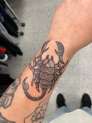 Scorpion tattoo!