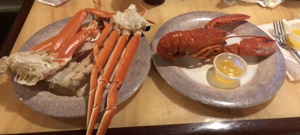 All you can eat Crablegs and Lobster