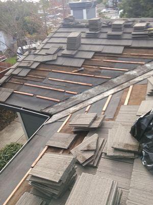 Tile roof replacement