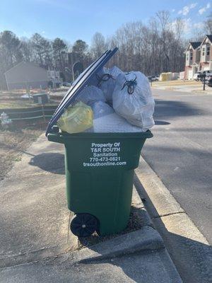 Going on the second week and no trash pick up!