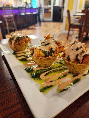 Tostones rellenos