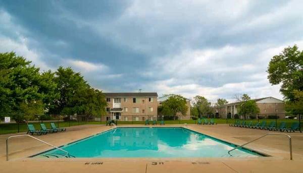 Renovated pool at Gale Gardens in Melvindale.