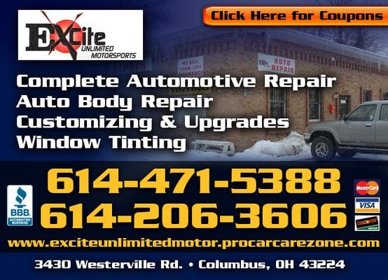 Excite Auto Repair & Towing Powered By YellowPageCity.com