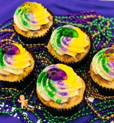 King Cake. Available in February.