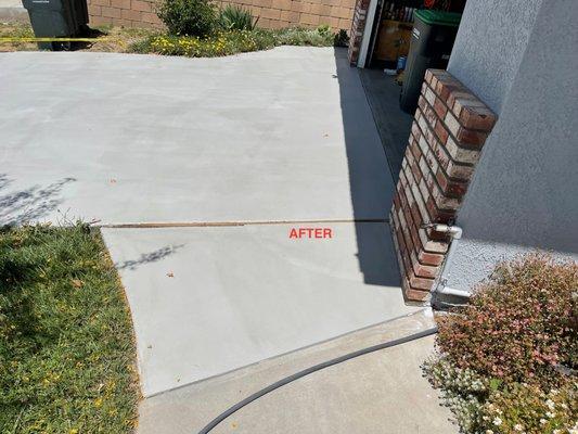 Cracks are repaired and overlay is applied to restore and beautify hardscapes.