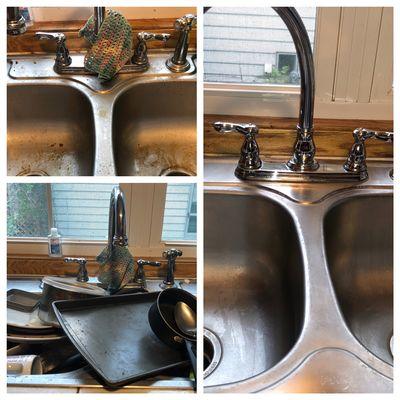 Dishes/ sink cleaning