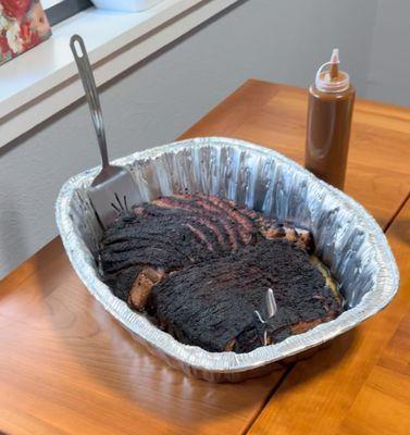 1 brisket  (cut at shop or home - up to you)