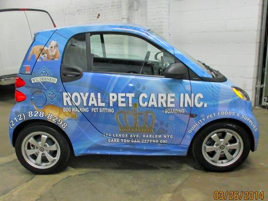 Another LoudMouthWraps.com Transformation of a Smart Car with a full wrap...