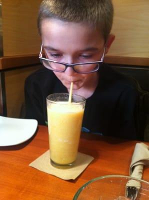 Yum! Mango smoothie!