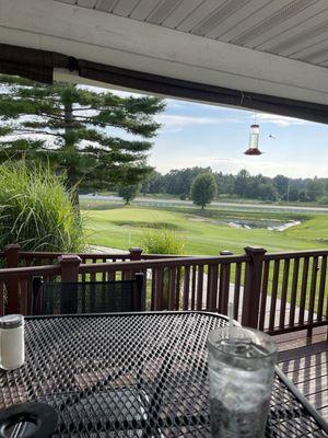 Dinner view from front deck