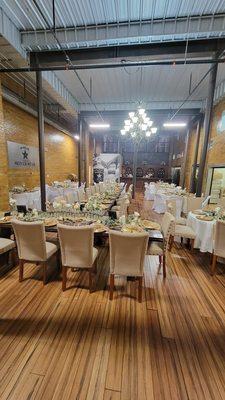 TRD can host Rehearsal Dinners of various sizes!