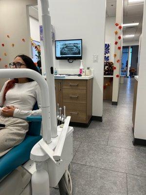 Trying the new dentist out for the kiddos