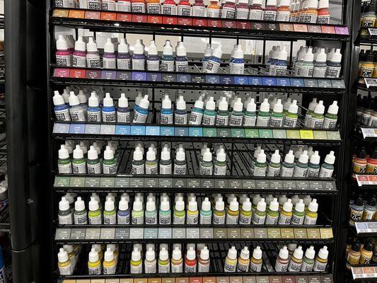 Sooo many paints