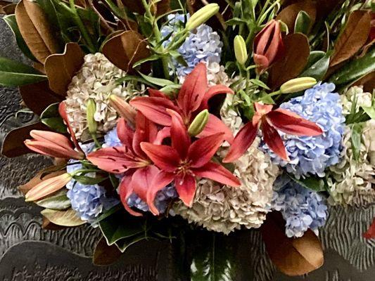 Thanksgiving Lobby Flowers 11/28/24